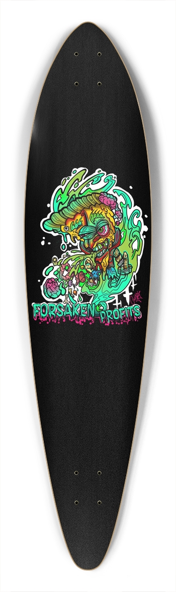 Pizza Demon Pintail Longboard