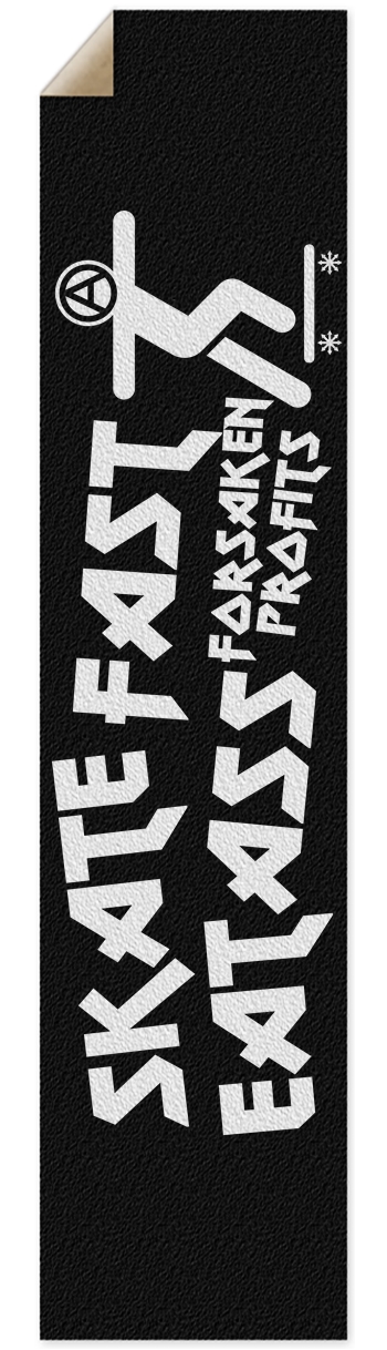 Skate Fast Eat Ass Griptape 10 x 43 In