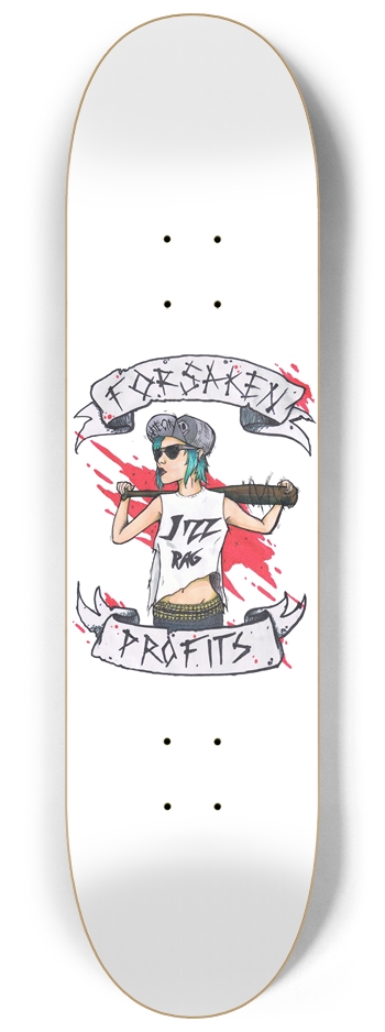 Jizz Rag 8.25 x 32.25 In 8-1/4 Skateboard Deck