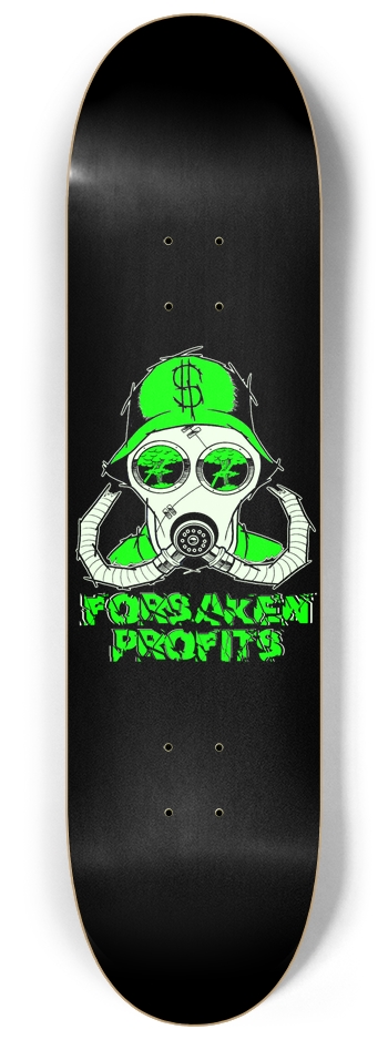 Glow in th Dark Gasmask 8.25 x 32.25 In