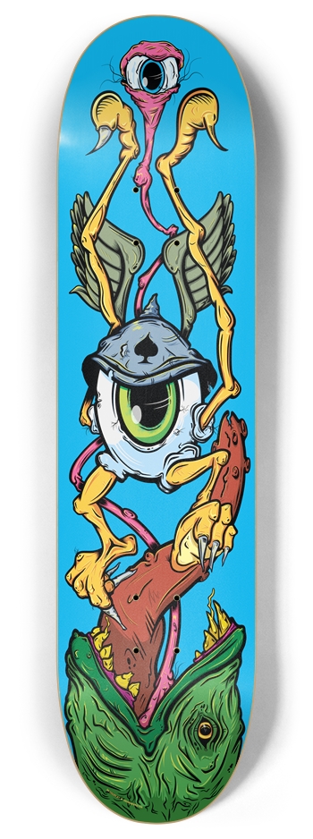 Flying Eye Monster Custom Skateboard