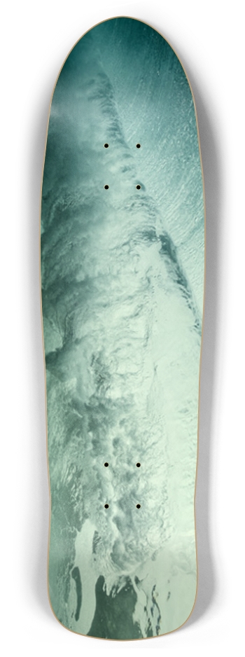 Movement of Water with Night Glow Skateboard