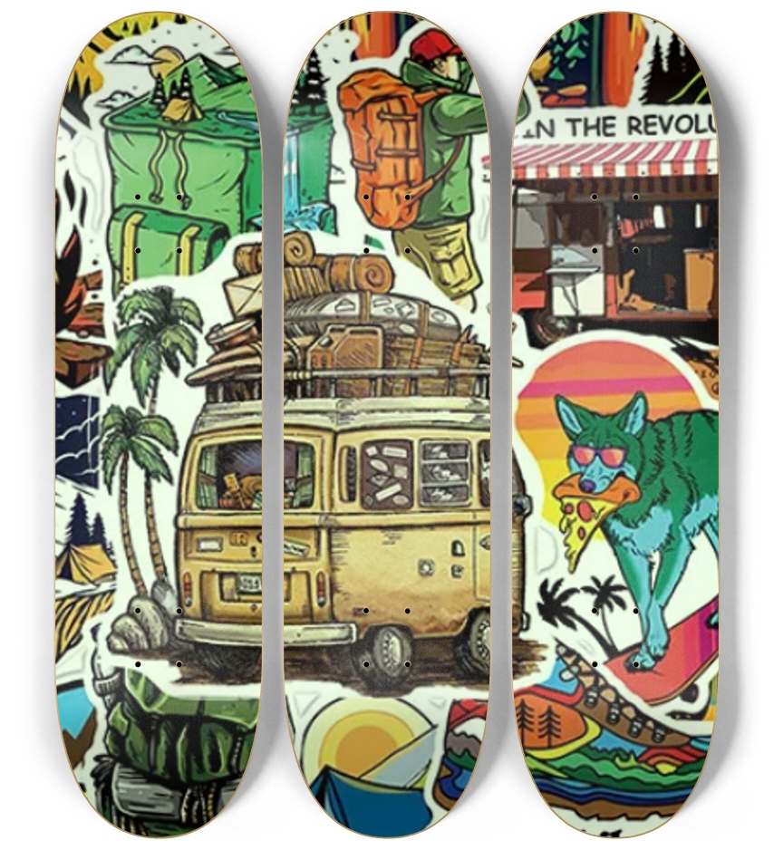 Adventure Travel Night Glow - 3 Deck Series