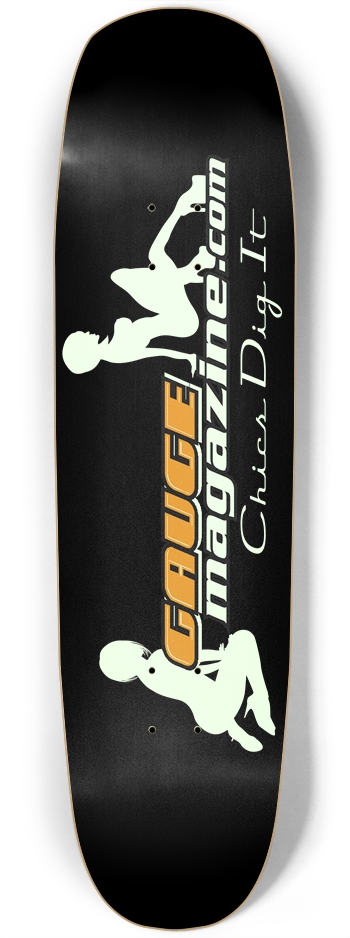 Chics Dig It (glow in the dark) Custom Skateboard