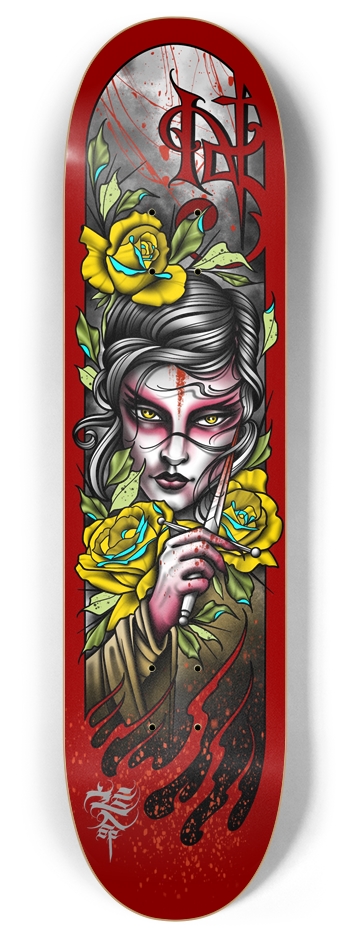 Living dead girl Custom Skateboard 