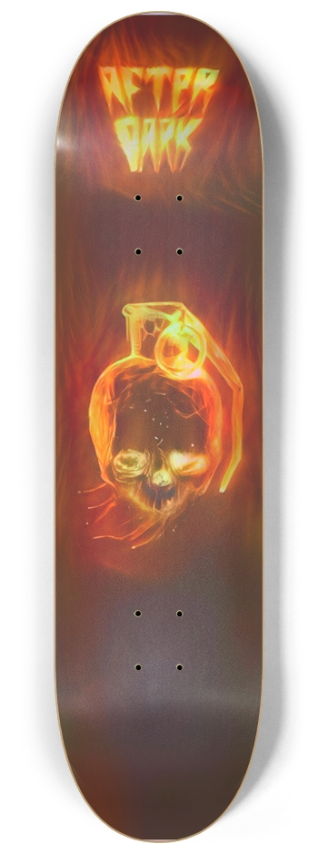 Fire Skull Grenade Holographic 