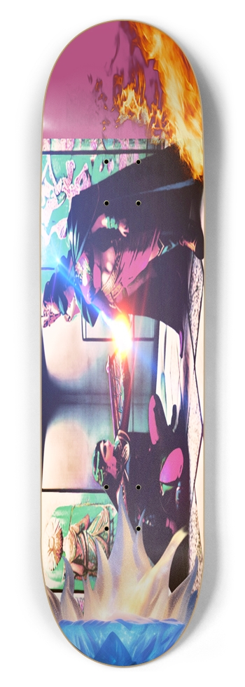 8-1/2 Skateboard Deck with Custom Graphic