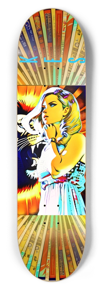 Enter the loins den 8-1/2 Skateboard Deck