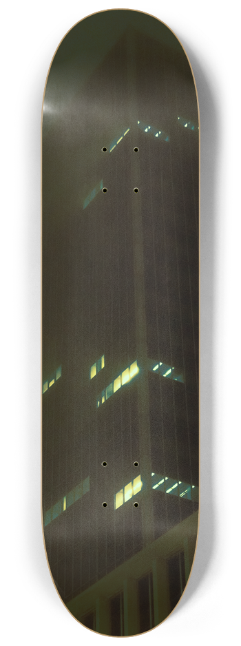 Building in the Fog (glow in the dark) #2