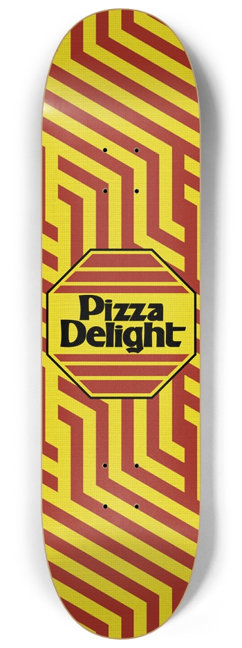 Pizza Delight 8-1/4 Skateboard Deck