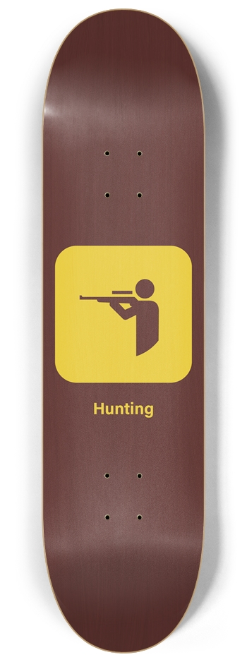 Hunting 8-1/4 Skateboard Deck