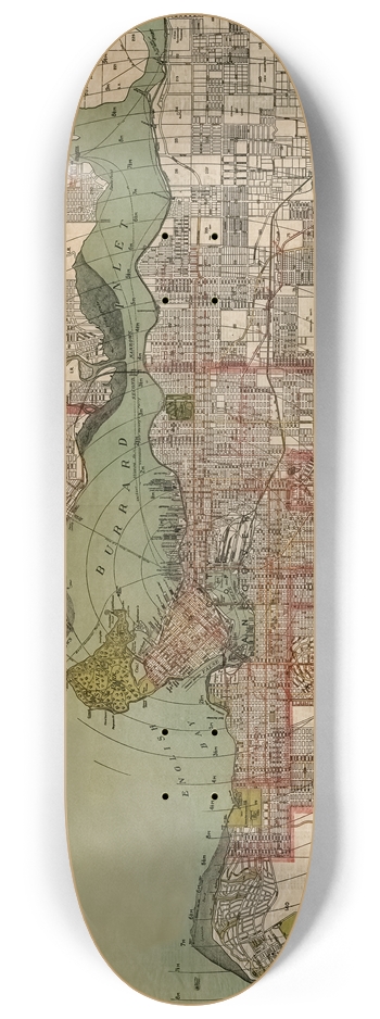 Vancouver 8-1/4 Skateboard Deck
