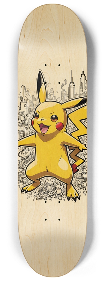 90s Style Pikachu Crisis Trap Trick Deck