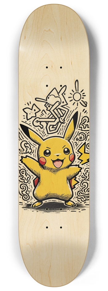 90s Style Pikachu Crisis Trap Trick Deck