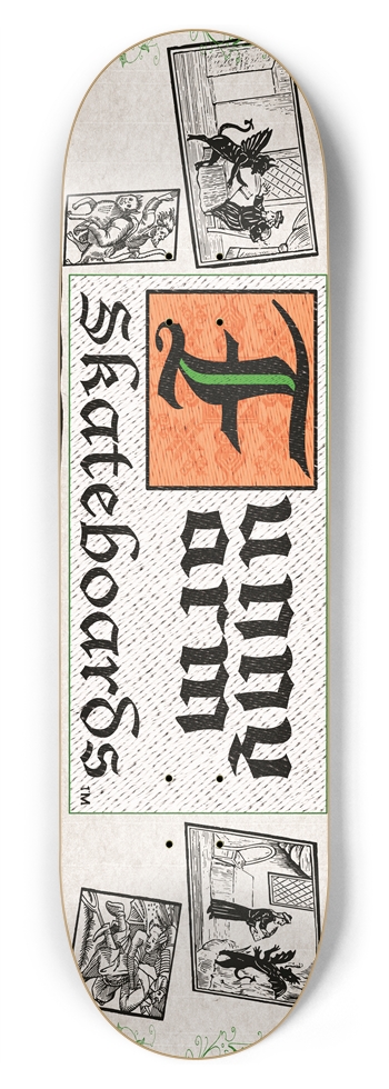 Deal With The Devil 8.75" x 33" - Orange