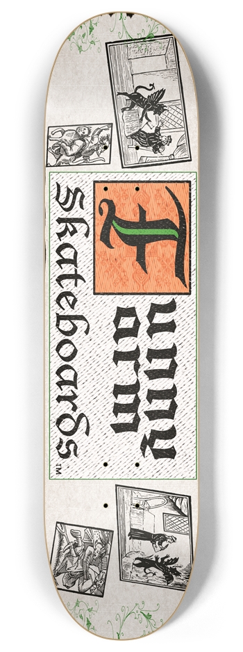 Deal With The Devil 8.0" x 32" - Orange