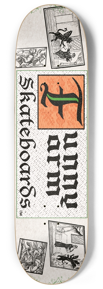 Deal With The Devil 9" x 34" - Orange 
