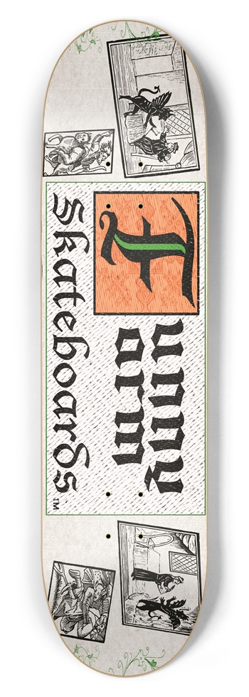 Deal With The Devil 8.50" x 32" - Orange