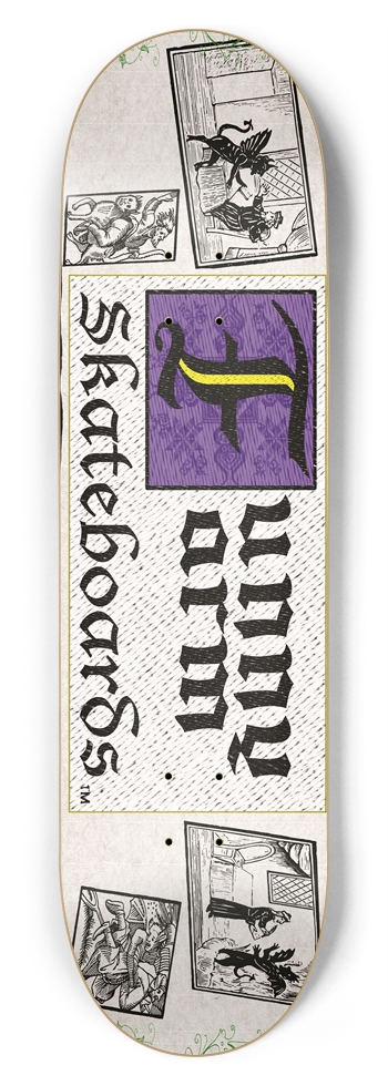 Deal With The Devil 8.75" x 33" - Purple