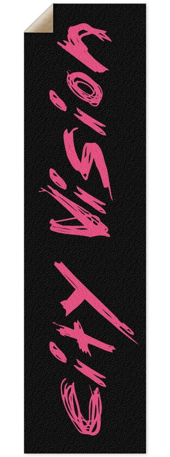 Black & Pink Name Griptape