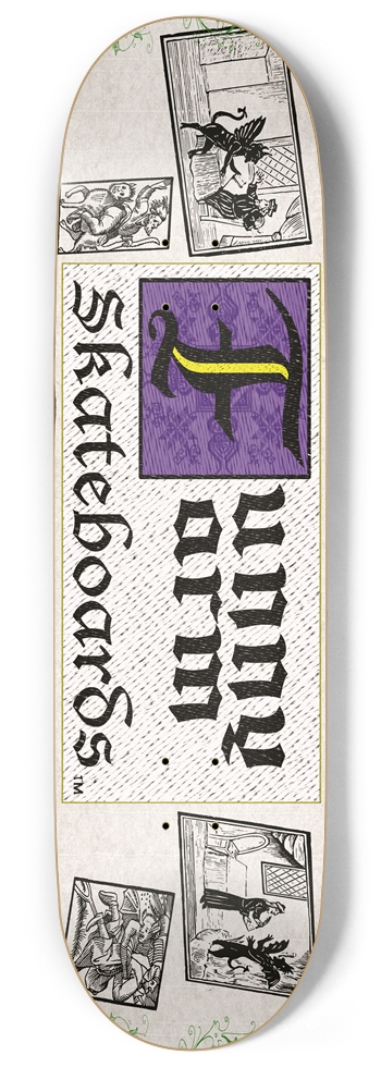 Deal With The Devil 9" x 34" - Purple