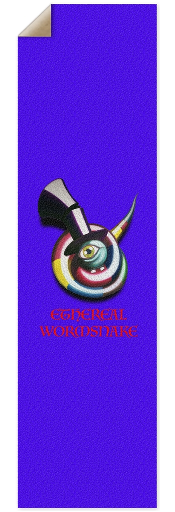 Ethereal Wormsnake Portrait with Text Griptape
