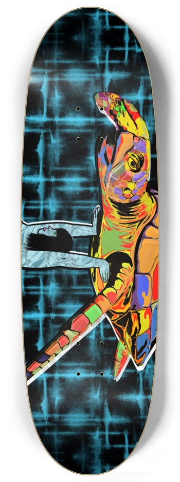 Guardian of the Sea Custom Skateboard Egg Shape
