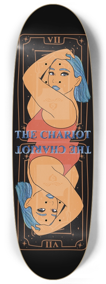 The Chariot Tarot Series Egg Shape Skateboard
