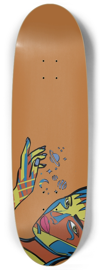 Cosmic Conduit Custom Skateboard