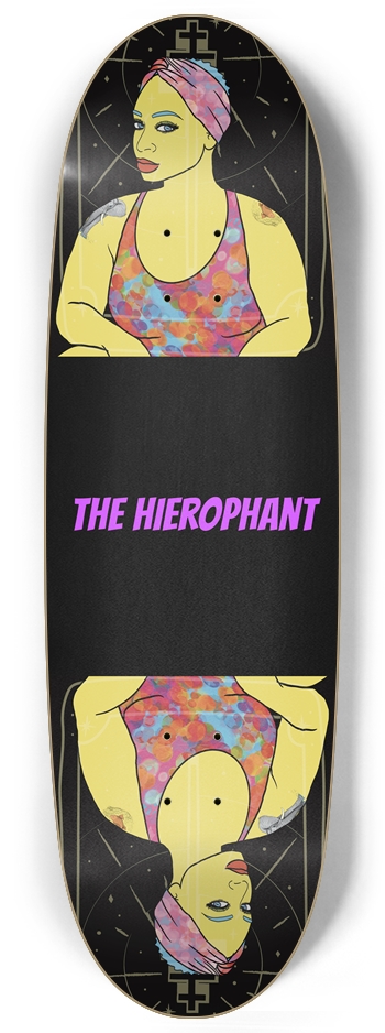 The Hierophant Tarot Series Egg Shape Skateboard