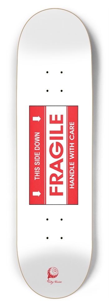 Fragile 8.75 8-3/4 Inch Skateboard