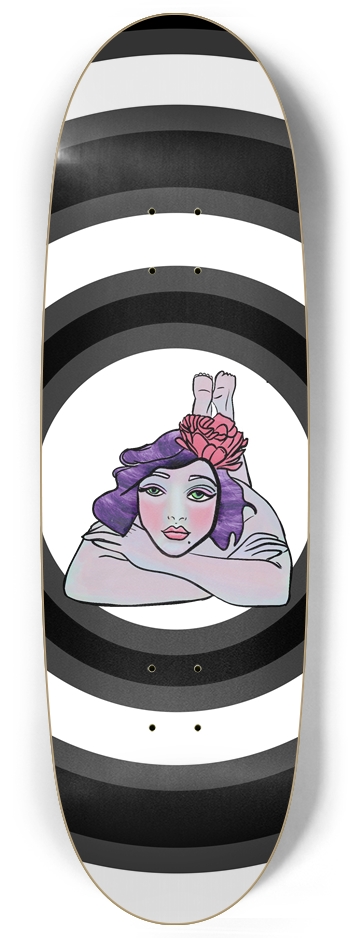 "Enchanted Garden: Fairy Bloom Custom Skateboard"