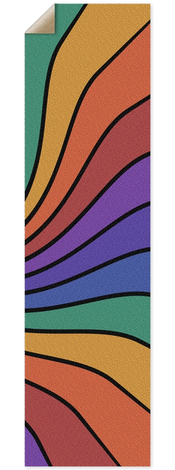 Rainbow Swirl Grip Tape