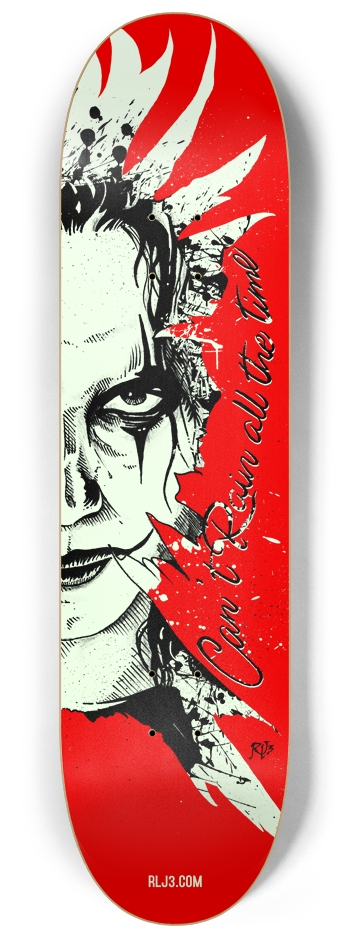 The Crow - Glow in the Dark - Custom Skateboard