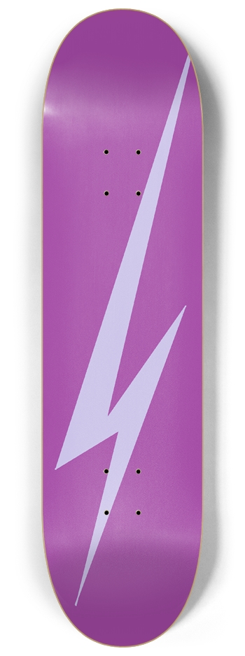 Custom Skateboard Purple Thunder