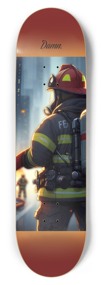Fire fighter? I hardly know her! 8.75"