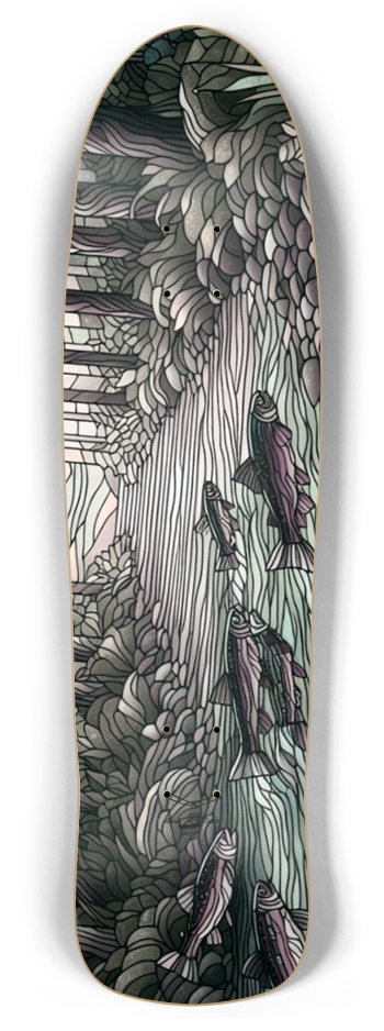 Stained Bass - Retro Fade, 8.5"