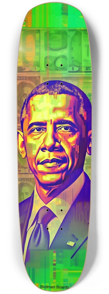 Cash Money Obama Skateboard