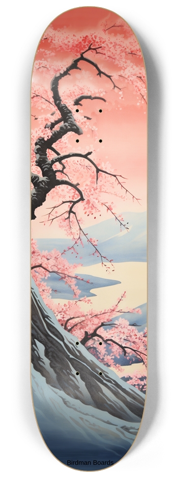 Snow Blossoms Skateboard