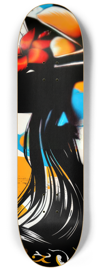 painted lady 3 Skateboard Series no1 #1
