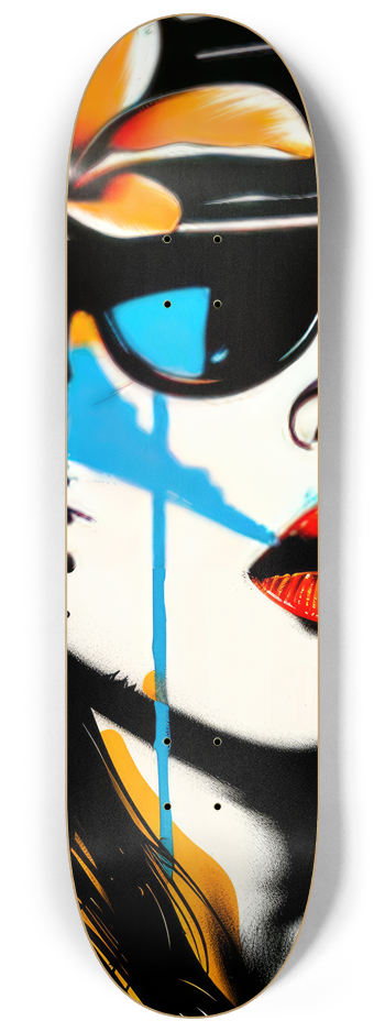 painted lady 3 Skateboard Series no1 #2