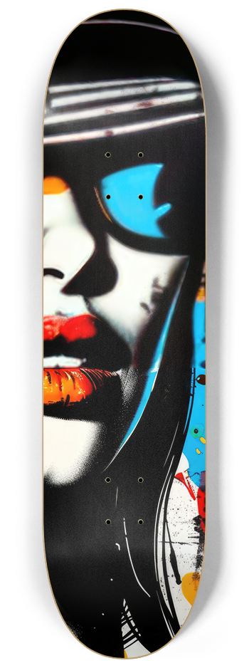 painted lady 3 Skateboard Series no1 #3