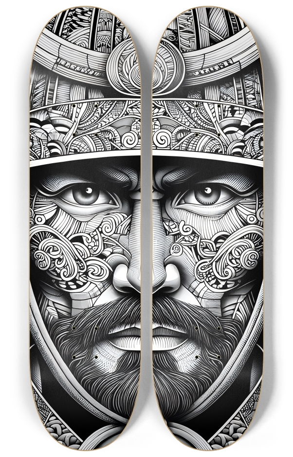 Samurai Warrior - 2 decks Wall Series