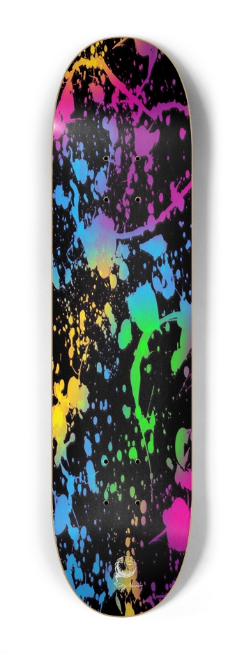 Splatter Paint Black Mini 7.25