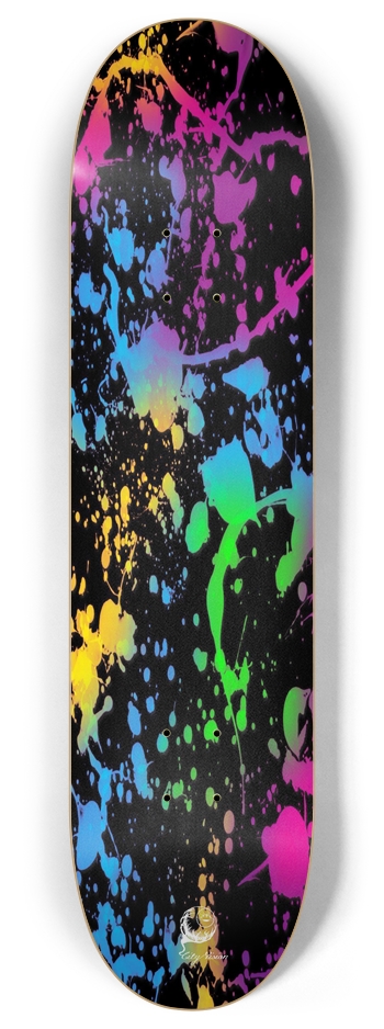Splatter Paint Black 8.00