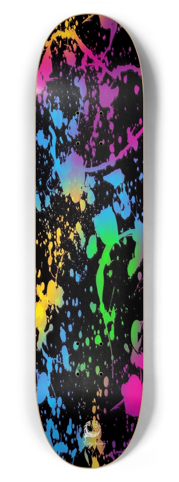 Splatter Paint Black 7.62