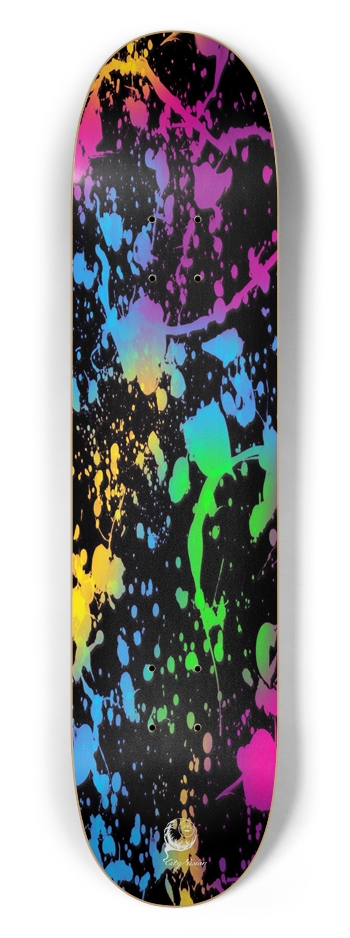 Splatter Paint Black 7.50