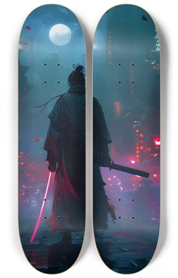 Ronin Skateboard Japanese Aesthetic Samurai 