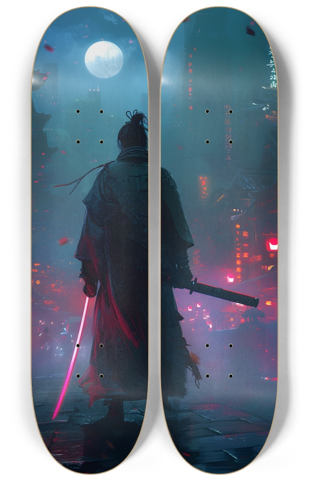 Ronin Skateboard Japanese Aesthetic Samurai 