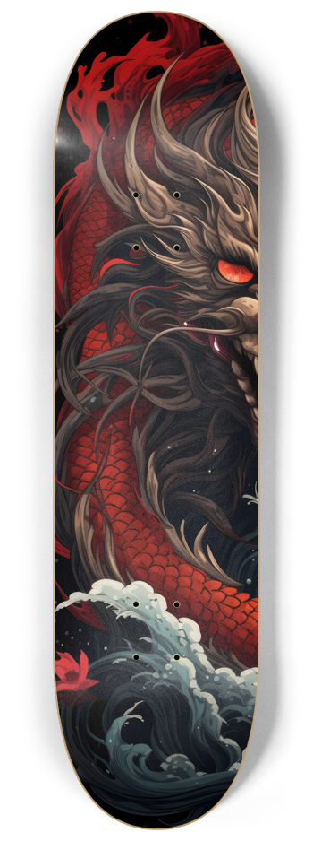 Japanese Tattoo Two Deck Wall Art Dragon Deck #1